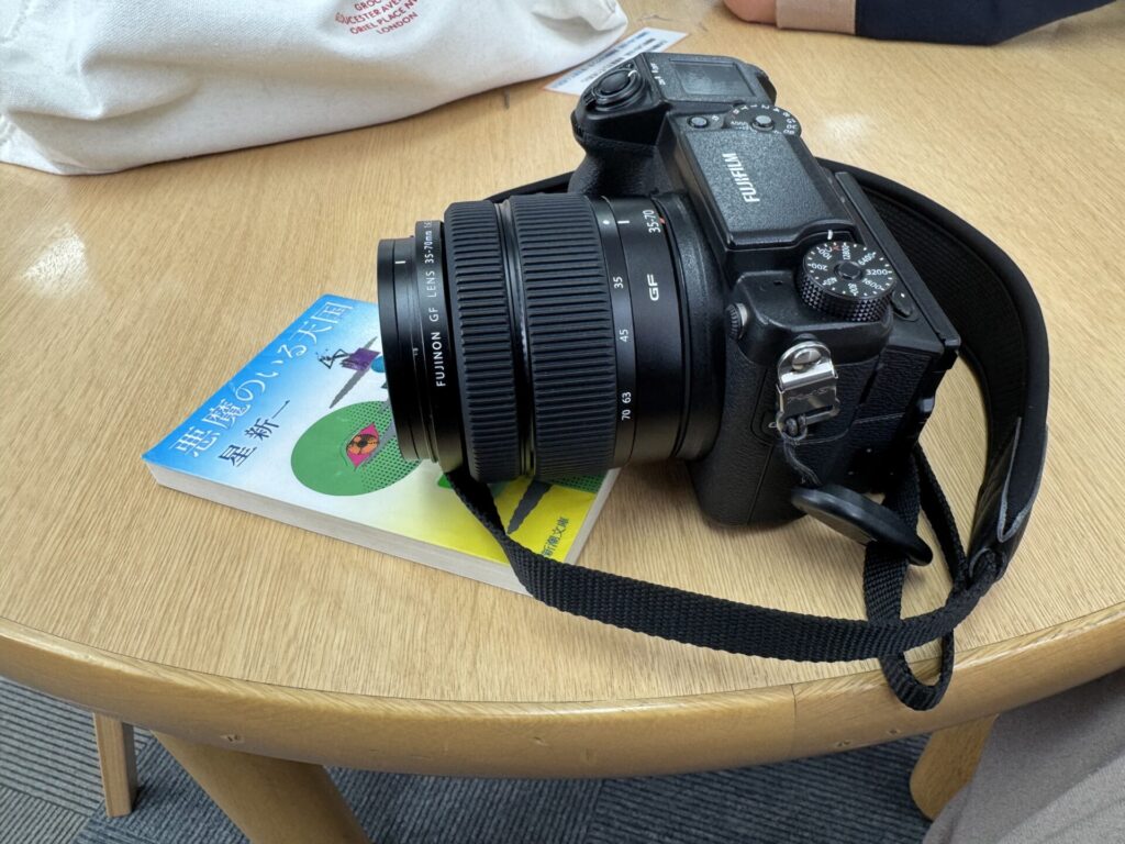 電子ビューファインダーを取り外したFUJIFILM GFX50S