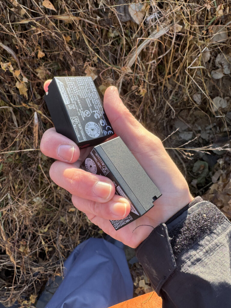 GFX50Sの予備バッテリー