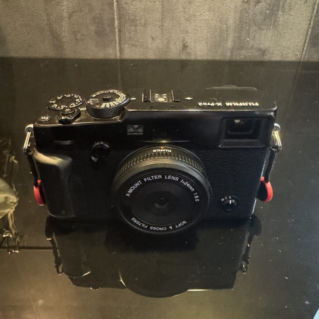 筆者の所有しているFUJIFILM X-Pro2(フィルターレンズ装着時)