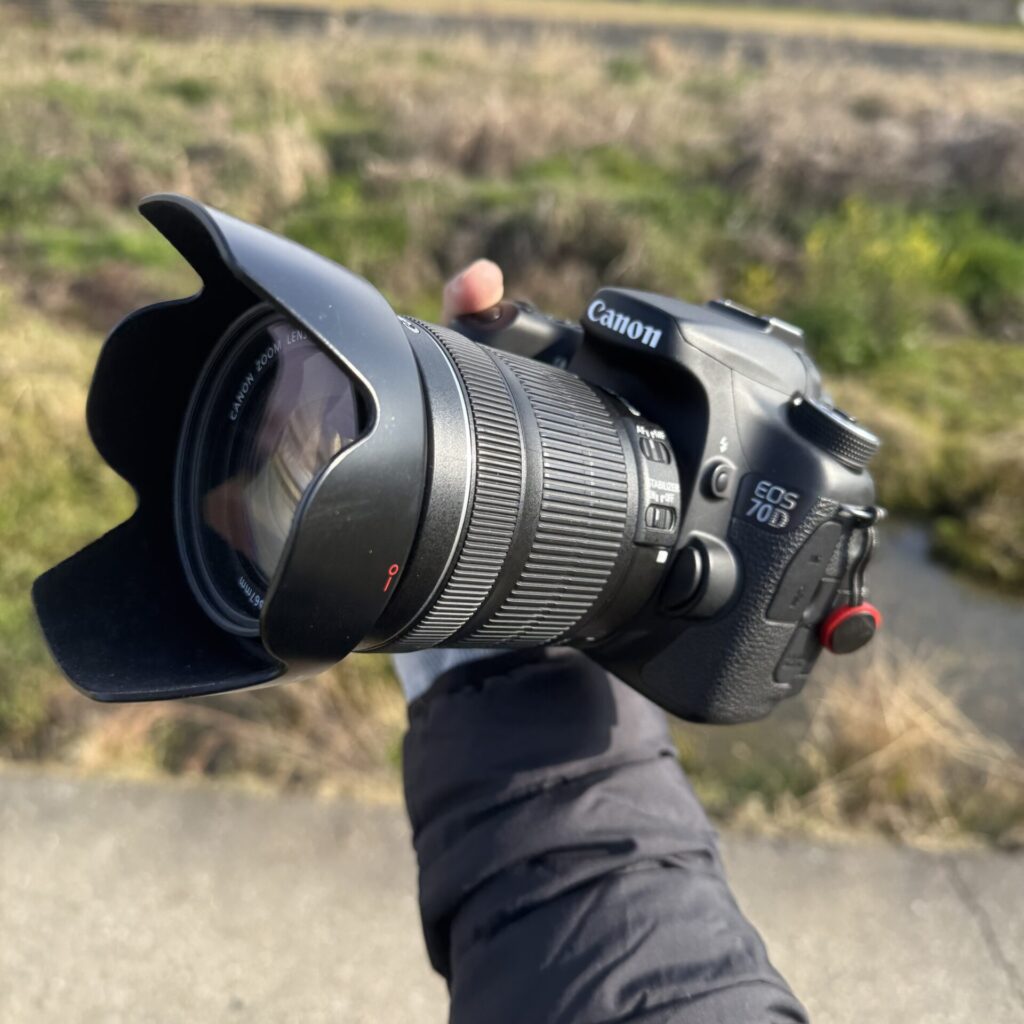 筆者が所有する一眼レフ、Canon EOS 70D