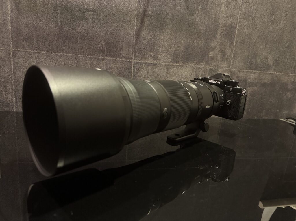 Zfに180-600mmのレンズをつけた感じ