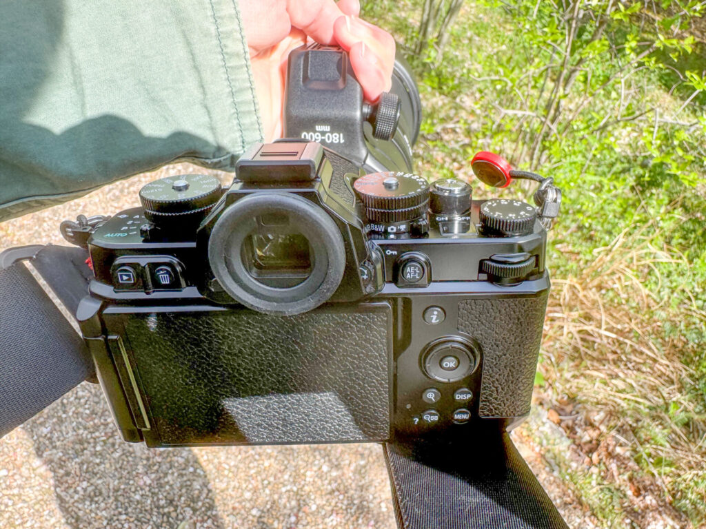 Zfのバリアングルを閉めた状態